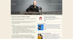 Desktop Screenshot of jazz-gitarrenunterricht.de