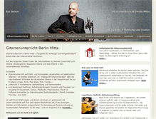 Tablet Screenshot of jazz-gitarrenunterricht.de